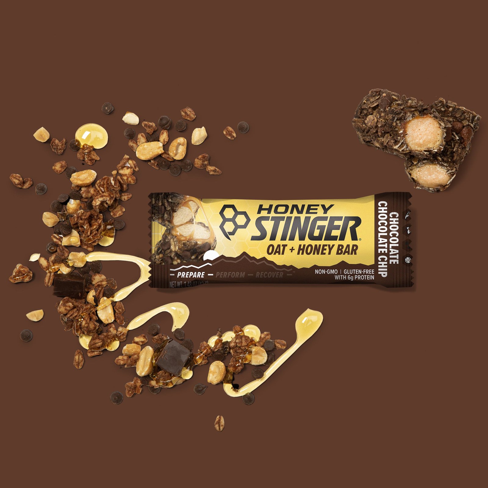 Chocolate Chocolate Chip Oat + Honey Bar Box of 12